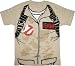 Ghostbusters Venkman Costume Glow in the Dark Khaki T-Shirt Tee