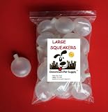 60 Large Replacement Squeakers, by Pet Supply City, LLC