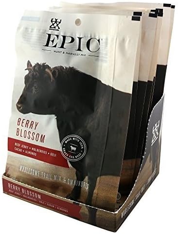 Thunderbird Energetica Epic Trail Mix Bfjrky Berry 2.25 Oz (Pack Of 8)