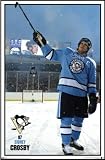 07 Winter Classic- Crosby By Unknown. ART POSTER ON CANVAS with 3/4 inch deep bars. Size: 22 x 34 Inches