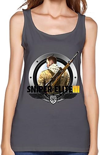 ZHGO Women's Sniper Elite 3 Tank Tops XL DeepHeather