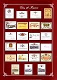 Vins de France Art Poster Print, 20x28