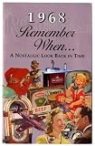 1968 Year in Review Remember When Memory Booklet