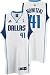 Dirk Nowitzki White adidas NBA Swingman Dallas Mavericks Youth Jersey - Medium (10-12)