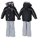AIRWALK エアウォークキッズ 女の子 スキーウエア AWT-5530 BLACK(ブラック)