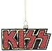 Kurt Adler Glass KISS Logo Ornament, 4-Inch