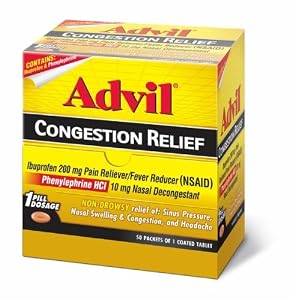 Advil Congestion Relief, 50 Count
