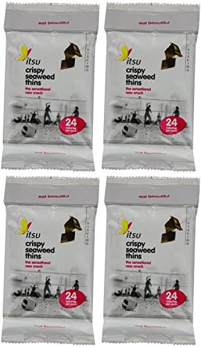 (4 PACK) - Itsu Crispy Seaweed Thins Multipack| (5x3) x 6 (gx)x |4 PACK - SUPER SAVER - SAVE MONEY