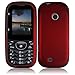 For LG Cosmos 3 VN251S Cosmos 2 VN251 Rubberized Hard Cover Case Red Accessory
