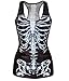 Hot Fashion Women Corpse Bride Printed Sleeveless T Shirt Vest Tank Tops