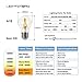 LIGHTSTORY Edison LED Bulb A15, E26 Base 2700K Non-dimmable Vintage Filament LED Bulb (3W=40W)