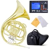 Mendini MFH-20 Single Key of F Brass French Horn