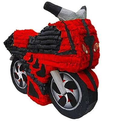 Red Motorcycle Pinata