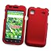 Samsung Vibrant T959 / Galaxy S Rubberized Snap On Protector Hard Case, Red