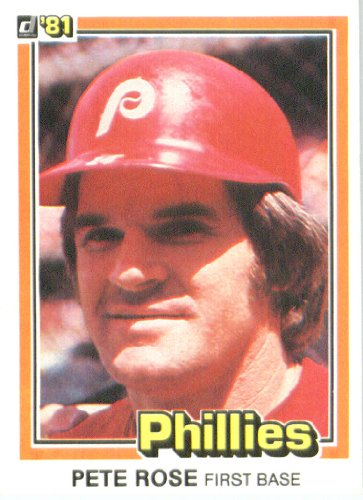1981 Donruss # 371 Pete Rose Philadelphia Phillies Baseball Card