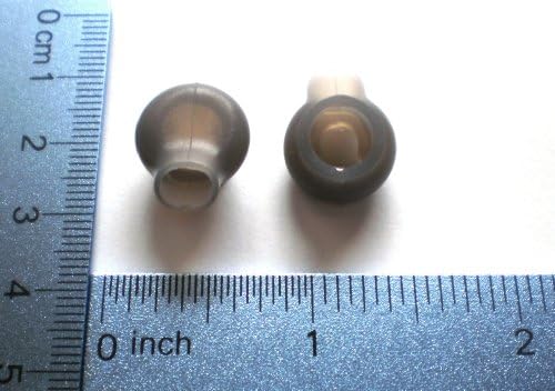 2pcs New Small Size (check the 2nd picture) Good Quality Earbuds for Plantronics Backbeat 906 903 903+ Back Beat Stereo Wireless Bluetooth Headset Ear Gel Bud Tip Gels Buds Tips Eargel Earbud Eartip Eargels Eartips Replacement Part Parts + Black Sea International Logo Good Quality Micro Fiber Cleaning Cloth (random color) 7X6"