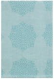 100% Cotton Jacquard Blue and White Snowflake Dishtowel 18" X 28" Set / 6