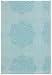 100% Cotton Jacquard Blue and White Snowflake Dishtowel 18" X 28" Set / 6