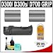 Zeikos MB-D10 Vertical Multi-Power Battery Grip + 2 EN-EL3e Batteries + Accessory Kit for Nikon D300, D300s & D700 Digital SLR