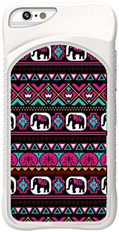 iPhone 6 / 6s Case EVO21 Aztec Tribal Hindi Elephant Designer Slim Series White