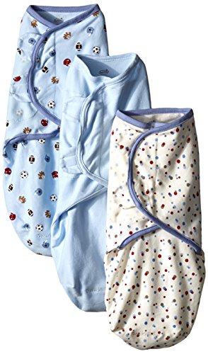 Summer Infant SwaddleMe Adjustable Infant Wrap, Sports, 3 Count