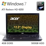 Acer Aspire 7551-7422 17.3 Quad Core 2.2GHz 4GB 500GB