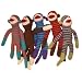 melange co. mini sock monkeys - set of 2 BIG