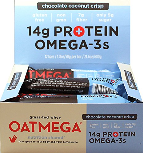 Boundless Nutrition Chocolate Coconut Crisp OATMEGA Bar-12 per Box Boundless Nutrition Chocolate Coconut Crisp OATMEGA Bar-12 per Box