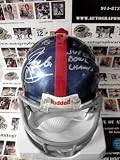 Sean Landetta autographed New York Giants mini football helmet insc ribed 2x Super Bowl Champs - Autographed NFL Mini Helmets