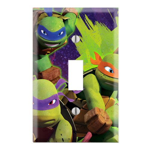 Ninja Turtles Decorative Single Toggle Light Switch Wall Plate Cover