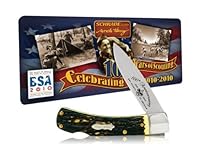 Schrade 5UHBSAT Uncle Henry Bruin Lockback Knife with Boy Scouts of America 100th Anniversary Collector's Tin