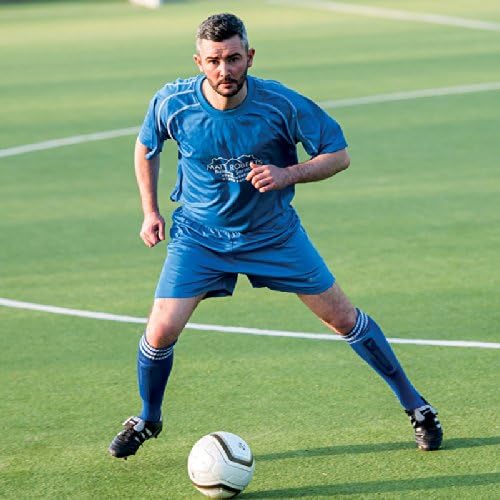 Precision Lyon Training Shirt & Short Set 30-32 Royal/white