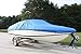 VORTEX HEAVY DUTY VHULL FISH SKI RUNABOUT COVER FOR 17 18 19' BOAT, BEST AVAILABLE COVER BLUE