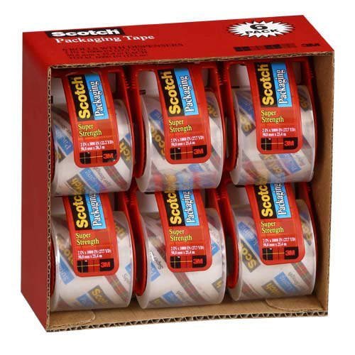 Scotch Packaging Tape - 6 pack
