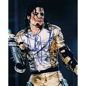 MICHAEL JACKSON - King of Pop AUTOGRAPH - Reprint Signed 8x10 Photo