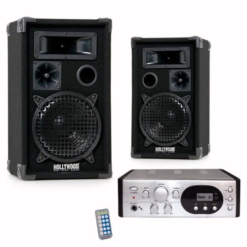 600W PA Partyanlage Boxen HiFi-Receiver DJ-546