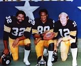 Terry Bradshaw-Franco Harris-Lynn Swann Pittsburgh Steelers 8 X 10 photo