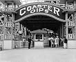 Roller Coaster Entrance, Glen Echo Park, 1928 - 16" x 20" Fine-Art Gicl??e Photographic Print of an Image from the Library of Congress Collection