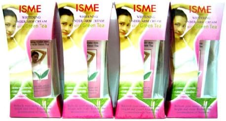 4 Isme Herbal Green Tea Armpit Underarm Under Arm Whitening Lightening Cream