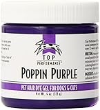 Top Performance TP6128 80 Hair Dye Gel for Dogs, 4-Ounce, Poppin Purple