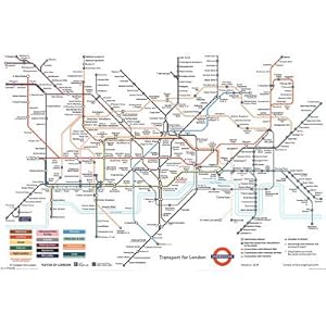 London Underground Map 36'' x