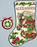 Holly Horse Stocking