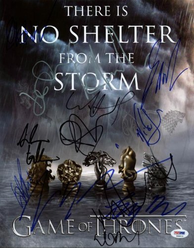 Game of Thrones cast reprint signed poster photo #2 13 cast members RP