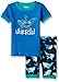Hatley Boys' Plaid Whales Short P.j. Set