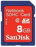 SanDisk 8GB SDHC Netbook Memory Card - Class 2