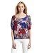 Calvin Klein Jeans Women's Flora Animal Print Top
