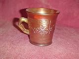 Vintage Fenton Orange Tree Marigold Carnival Glass Mug