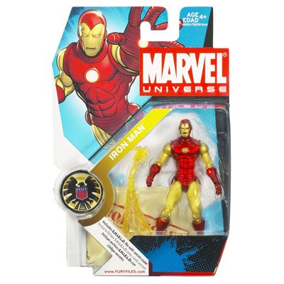 Marvel Universe 3 3/4″ Series 3 Action Figure Iron Man (Classic)