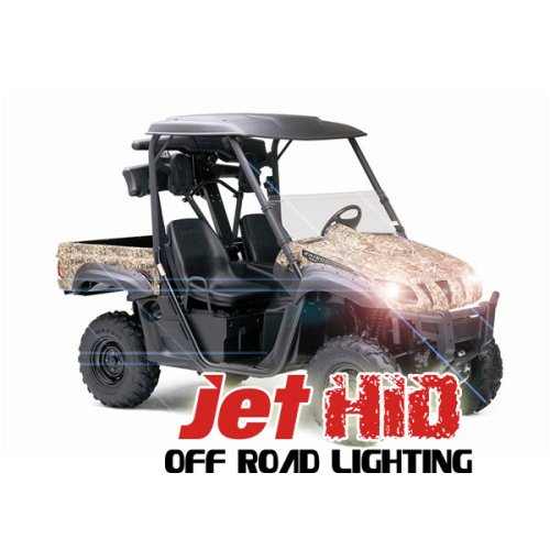 Jet HID 2007 Yamaha Rhino 660 Xenon HID Conversion Kit H6 6000k
