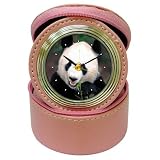 Panda Bear Jewelry Case Travel Clock